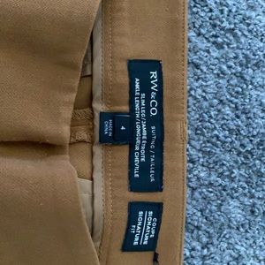 Mustard/ brown dress pants